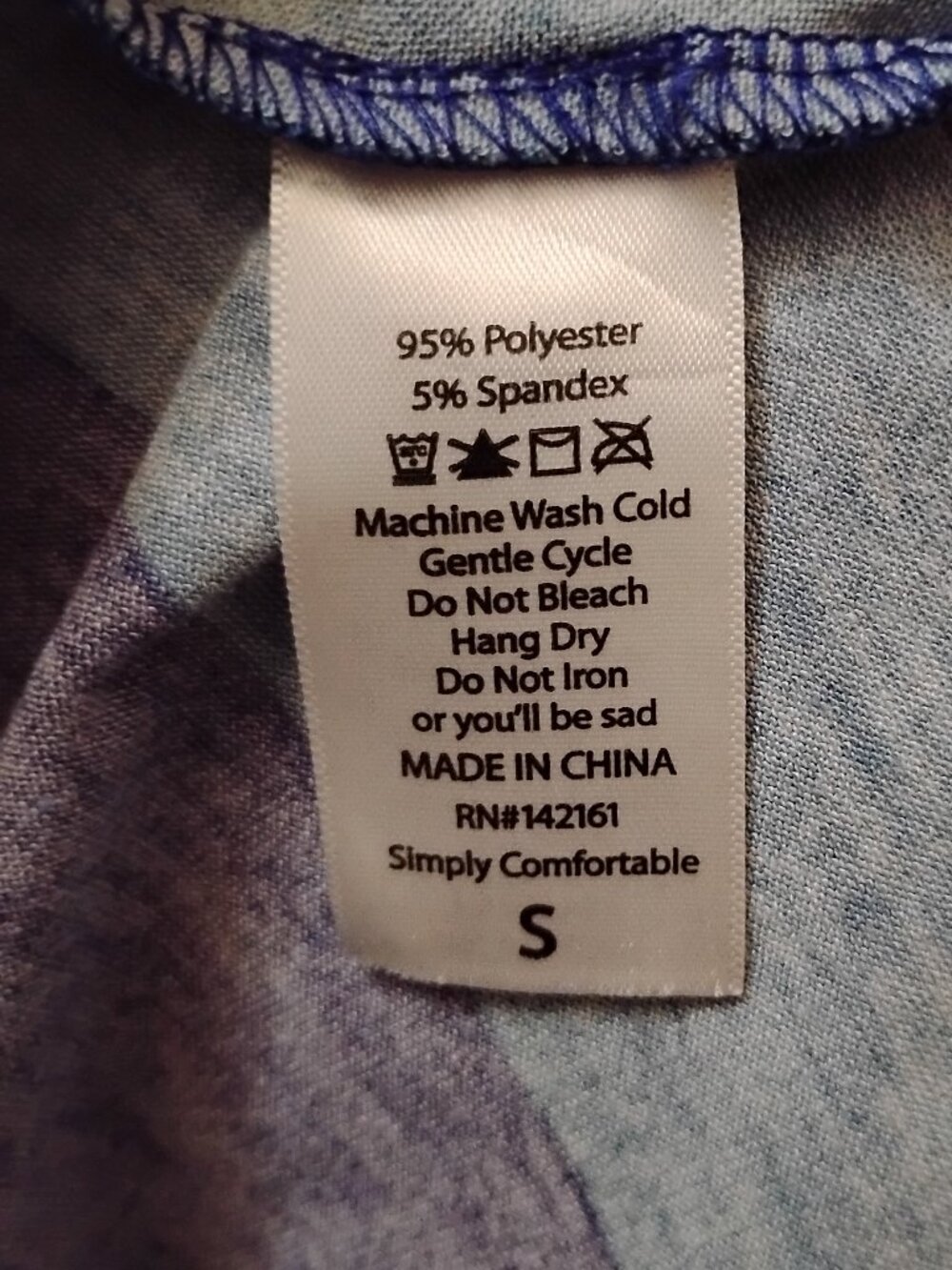LuLaRoe Blue Stripe Georgia Dress - Picture 6 of 6